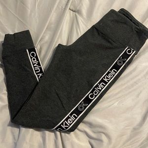 Gray High Waisted Calvin Klein Leggings